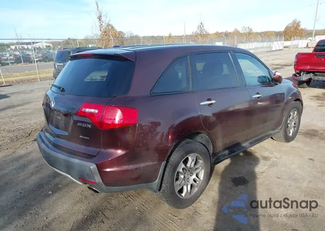 2009 Acura Mdx Technology Package z USA, uszkodzony, nr VIN 2HNYD28649H506543